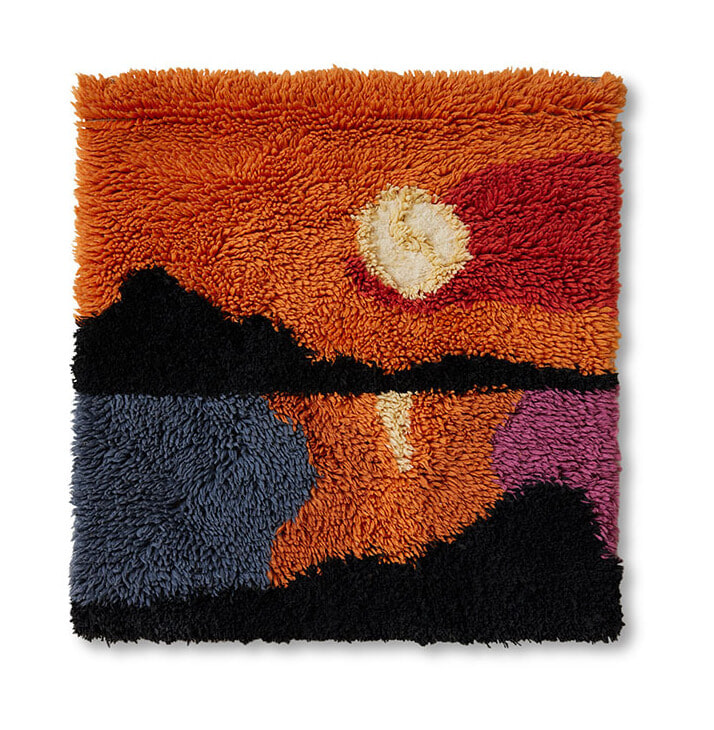 HKliving Wandkleed Sundown Wol
