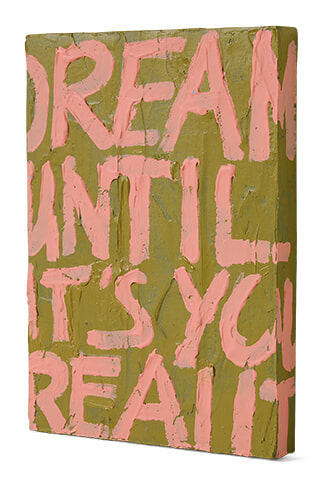HKliving Wandobject Manifest 30 x 21cm - Groen