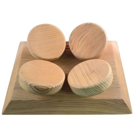 Halu ergonomische hoofdsteun voor Sauna - Vierkant - Red Cedar | Halu