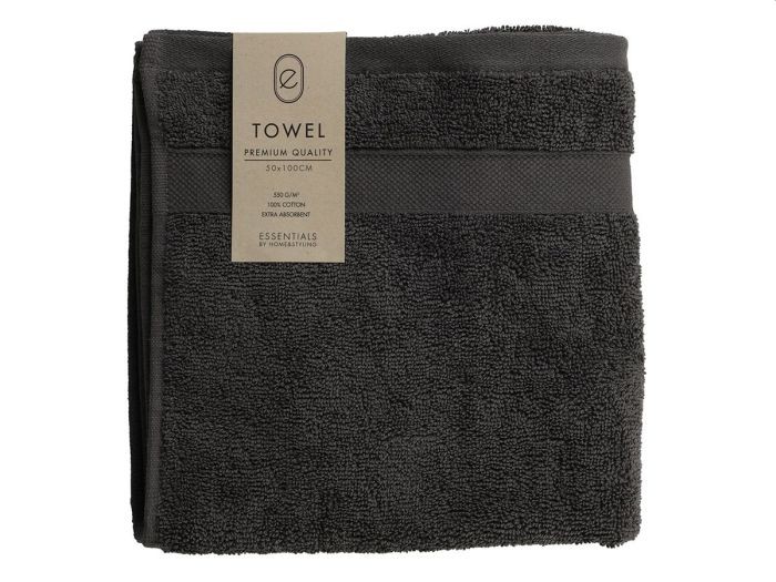 Handdoek Antraciet 50X100Cm |