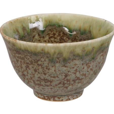 Handgemaakte Groene Theekop - 9 x 5.4 cm | Tokyo Design Studio