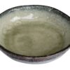 Handgemaakte Groene Yamasaku Schaal - Porselein 18.5 x 4cm | Tokyo Design Studio