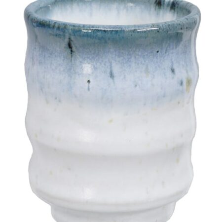 Handgemaakte Keramieken Kop - Blauw en Wit - 7 x 9 cm | Tokyo Design Studio