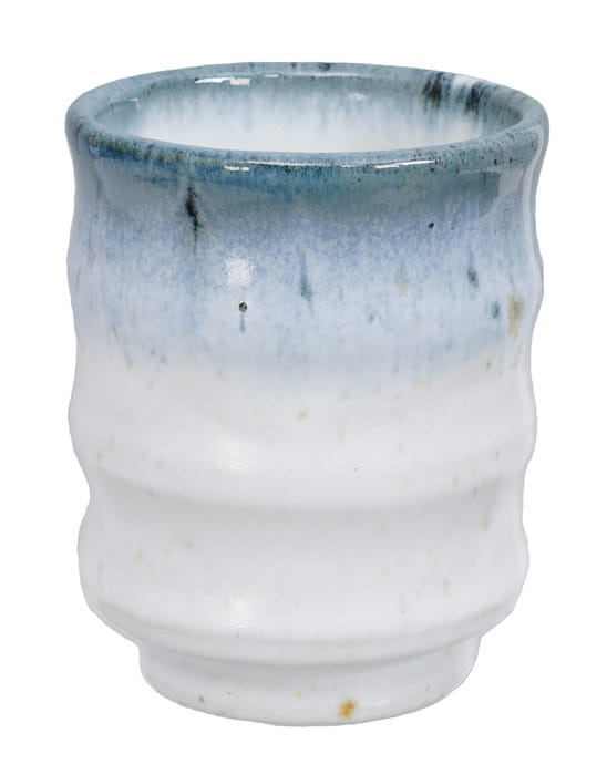 Handgemaakte Keramieken Kop - Blauw en Wit - 7 x 9 cm | Tokyo Design Studio