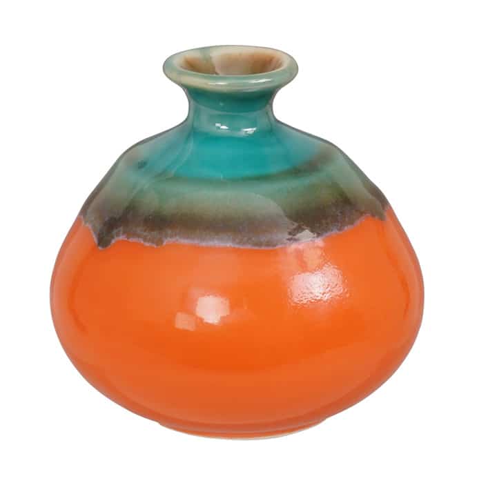 Handgemaakte Keramische Vaas - Japanse Stijl - 8.5 x 9cm | Tokyo Design Studio