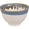 Handgemaakte Theekop - Japanse Stijl - Wit/Blauw - 9 x 5.4cm | Tokyo Design Studio