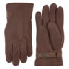 Handschoen Deerskin Lambskin Chocolate | Hestra
