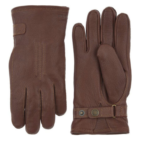 Handschoen Deerskin Lambskin Chocolate | Hestra
