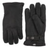 Handschoen Deerskin Lambskin black | Hestra
