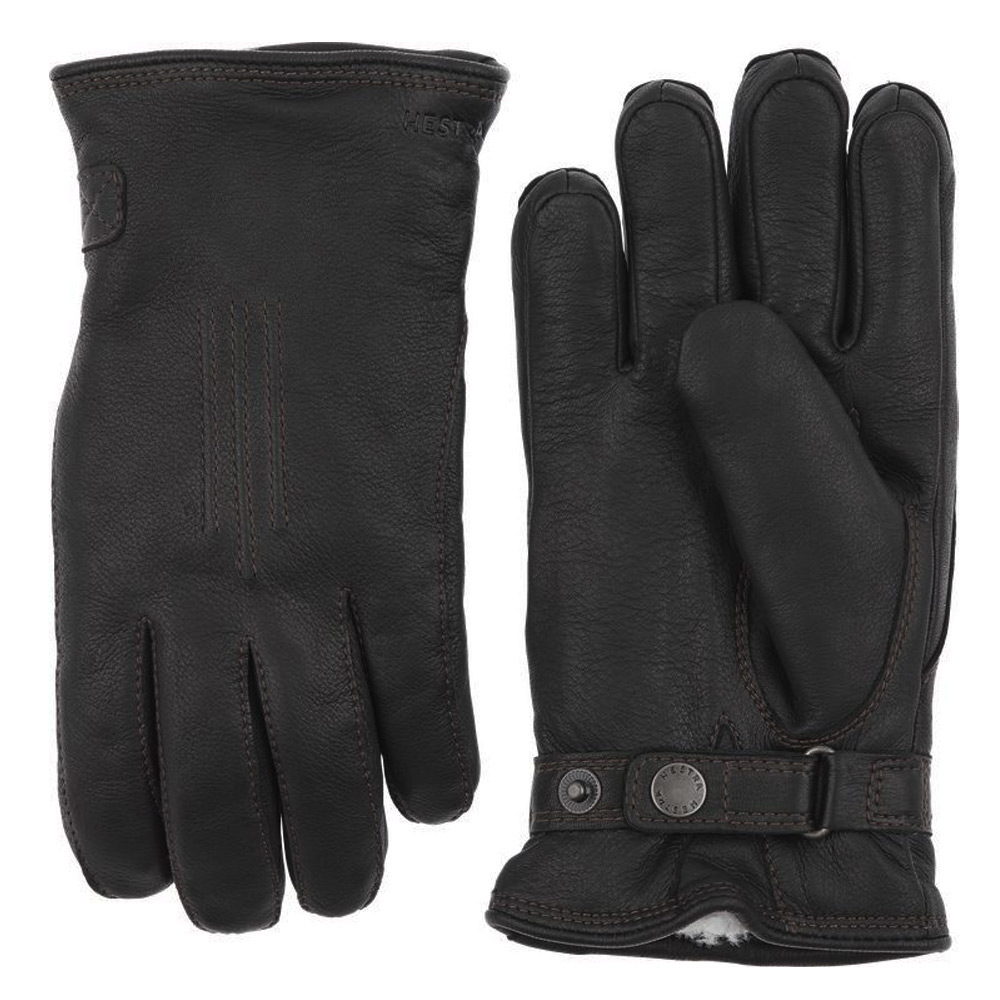 Handschoen Deerskin Lambskin black | Hestra