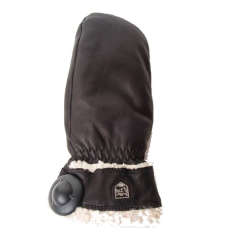 Handschoen Deerskin Primaloft mitt Zwart | Hestra