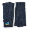 Handschoen Raggwool Half Finger Navy | Hestra