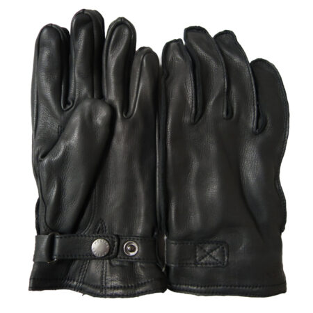 Handschoen deerskin wool terry black | Hestra