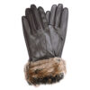 Handschoenen Fur Trimmed dark brown | Barbour