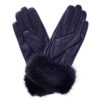 Handschoenen Fur Trimmed navy | Barbour