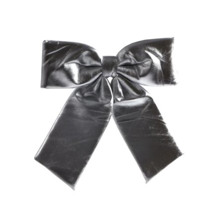 Hangdeco strik 28x28cm zilver | Svenska Living