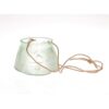 Hangende windlicht Lines Ø11xh15cm groen | HBX natural living