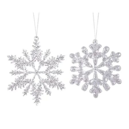 Hanger Sneeuwvlok 14cm | Decoris