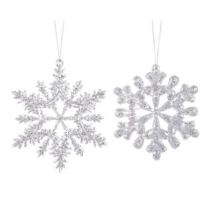 Hanger Sneeuwvlok 14cm | Decoris