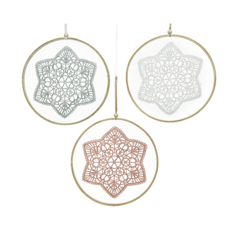 Hanger kant katoen Ø24cm | Marleyn