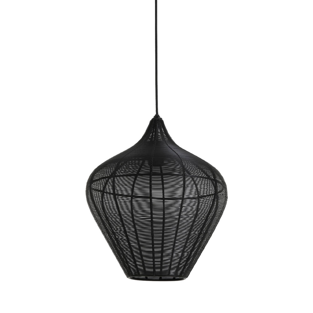 Hanglamp Alvaro mat zwart L |