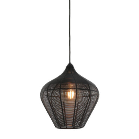 Hanglamp Alvaro mat zwart M |