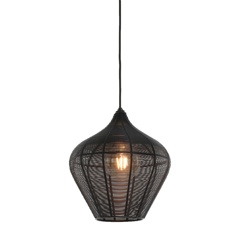 Hanglamp Alvaro mat zwart M |