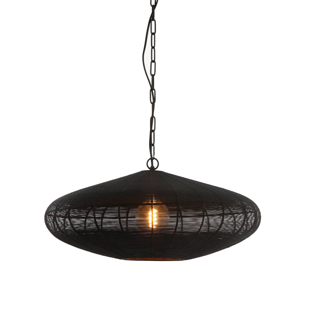 Hanglamp Bahoto mat zwart L |