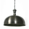 Hanglamp Bowl tin antiek M |