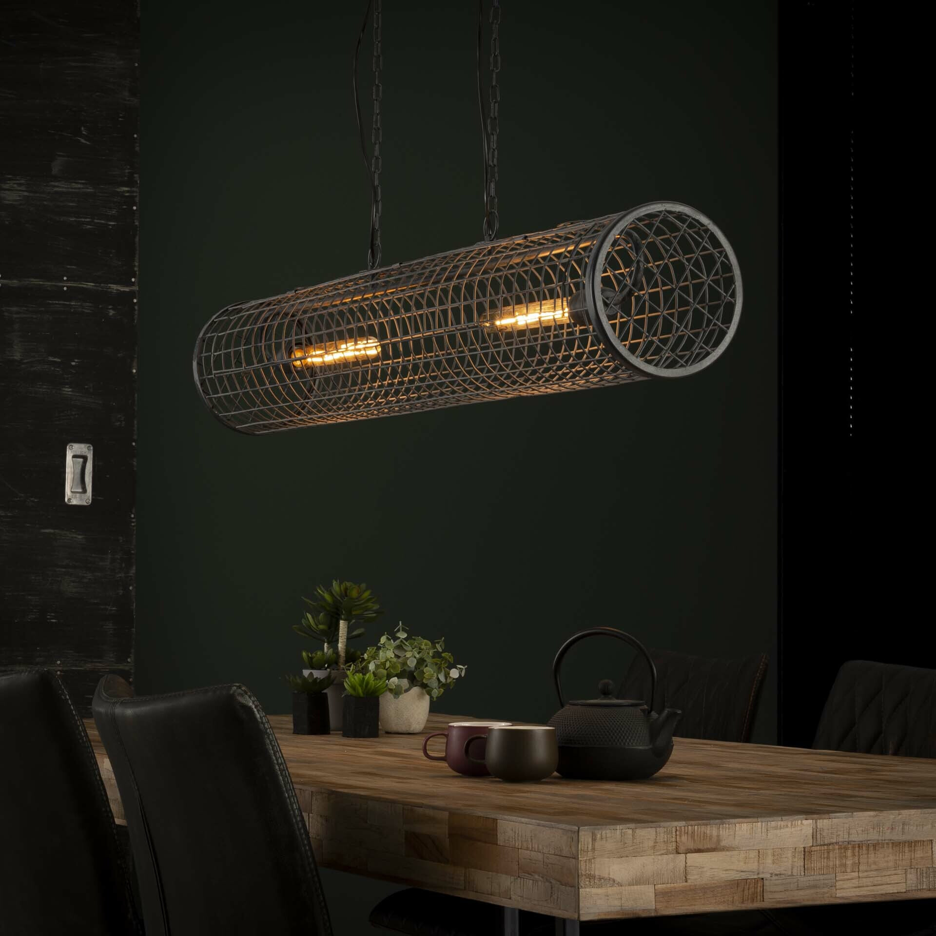 Hanglamp Christy 2-lamps - Slate Grey | LifestyleFurn