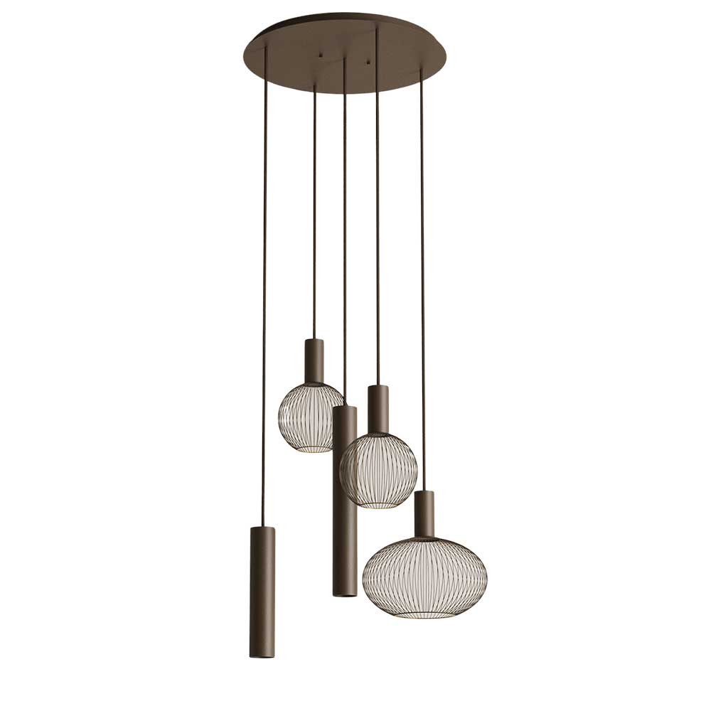 Hanglamp Como rond platinum | ZTAHL
