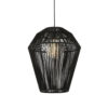 Hanglamp Deya mat zwart S | Light & Living