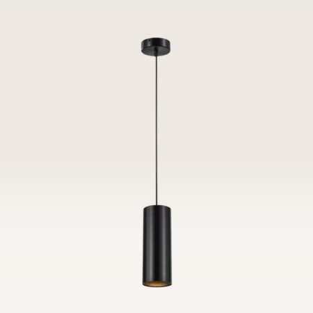 Hanglamp Erdena nero - GU10-fitting - Minimalistisch design - Licht dat lijkt te zweven - IP20 voor binnen | LUSENZ