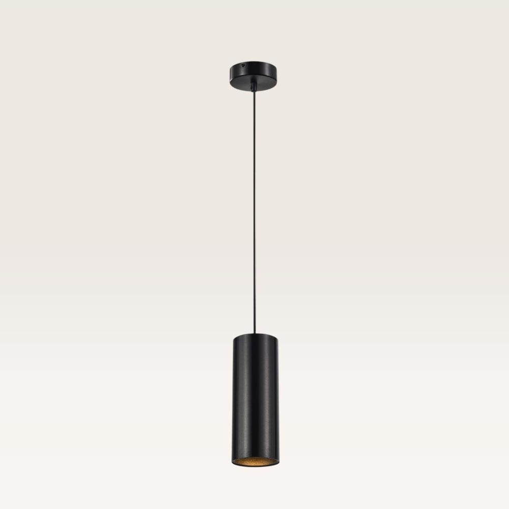 Hanglamp Erdena nero - GU10-fitting - Minimalistisch design - Licht dat lijkt te zweven - IP20 voor binnen | LUSENZ