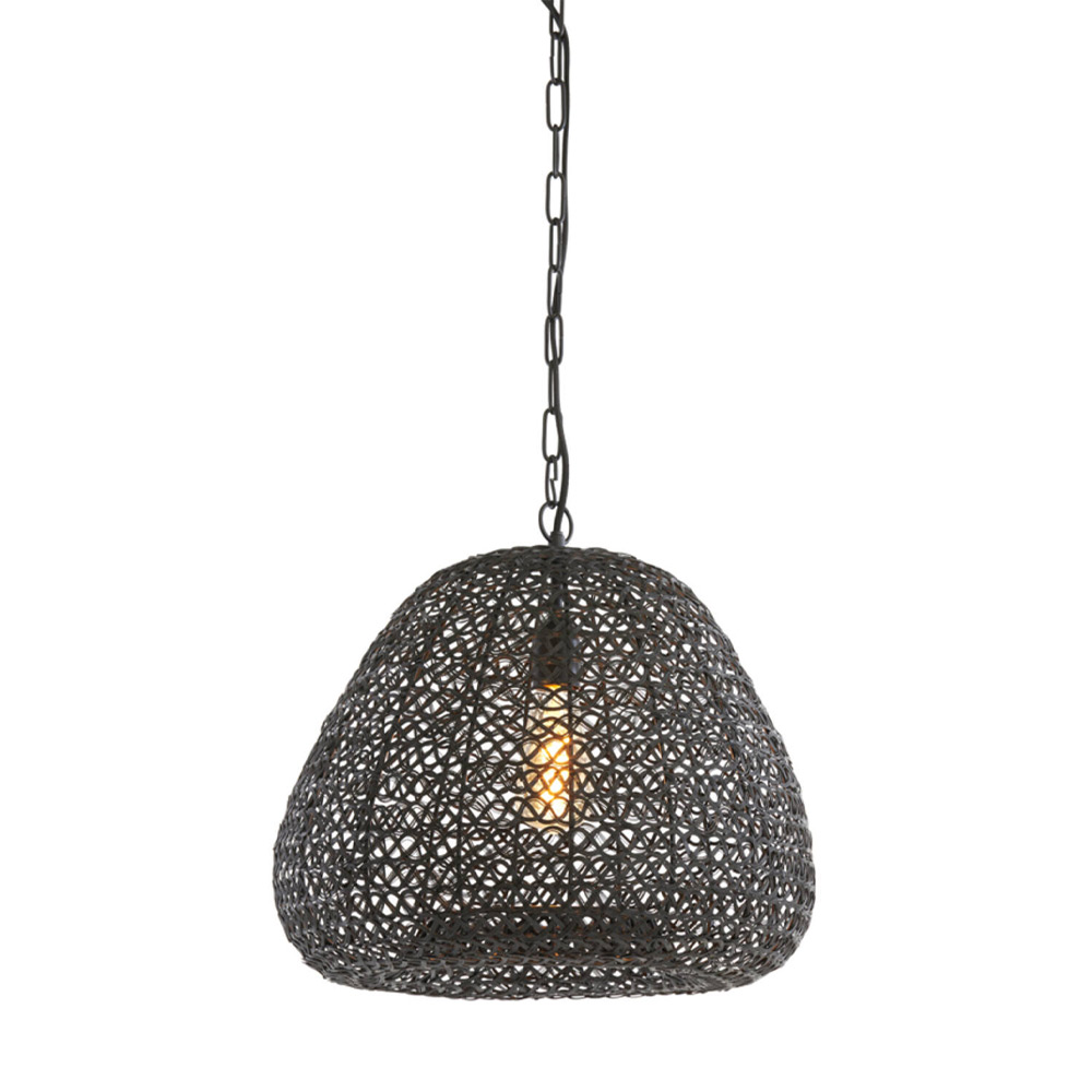 Hanglamp Finou mat zwart L |