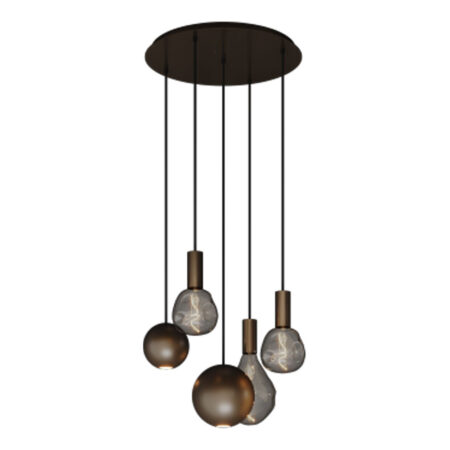 Hanglamp Gerace Deens Rond Platinum | ZTAHL