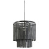 Hanglamp Gularo hout mat zwart S |