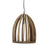 Hanglamp Haranka L hout donker bruin |