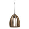 Hanglamp Haranka M hout donker bruin |