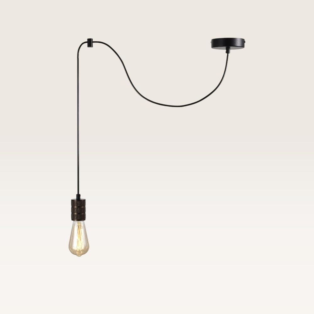 Hanglamp Lorena bronzo - E27-fitting - Minimalistisch design - Licht dat lijkt te zweven - IP20 voor binnen | LUSENZ
