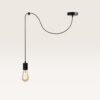 Hanglamp Lorena nero - E27-fitting - Minimalistisch design - Licht dat lijkt te zweven - IP20 voor binnen | LUSENZ