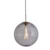 Hanglamp Magdala lichtgrijs + goud L | Light & Living
