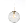 Hanglamp Magdala lichtgrijs + goud M | Light & Living