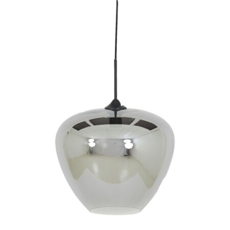 Hanglamp Mayson smoke glas mat zwart |