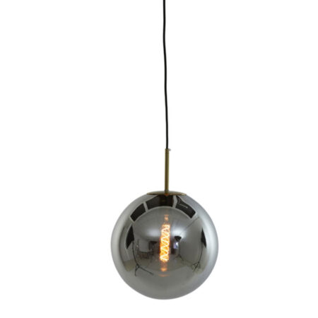 Hanglamp Medina brons smoke S | Light & Living