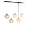 Hanglamp Rakel antiek brons+smoke | Light & Living