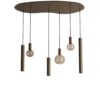 Hanglamp Riva organisch klein platinum | ZTAHL