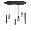Hanglamp Riva organisch klein zwart | ZTAHL