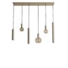 Hanglamp Riva recht 6 lichts quartz | ZTAHL