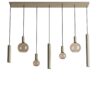 Hanglamp Riva recht 7 lichts quartz | ZTAHL